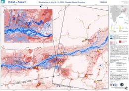 Flood in India - Activaciones de carta | Carta Internacional Espacio y ...