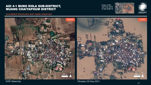 Comparison of flooding