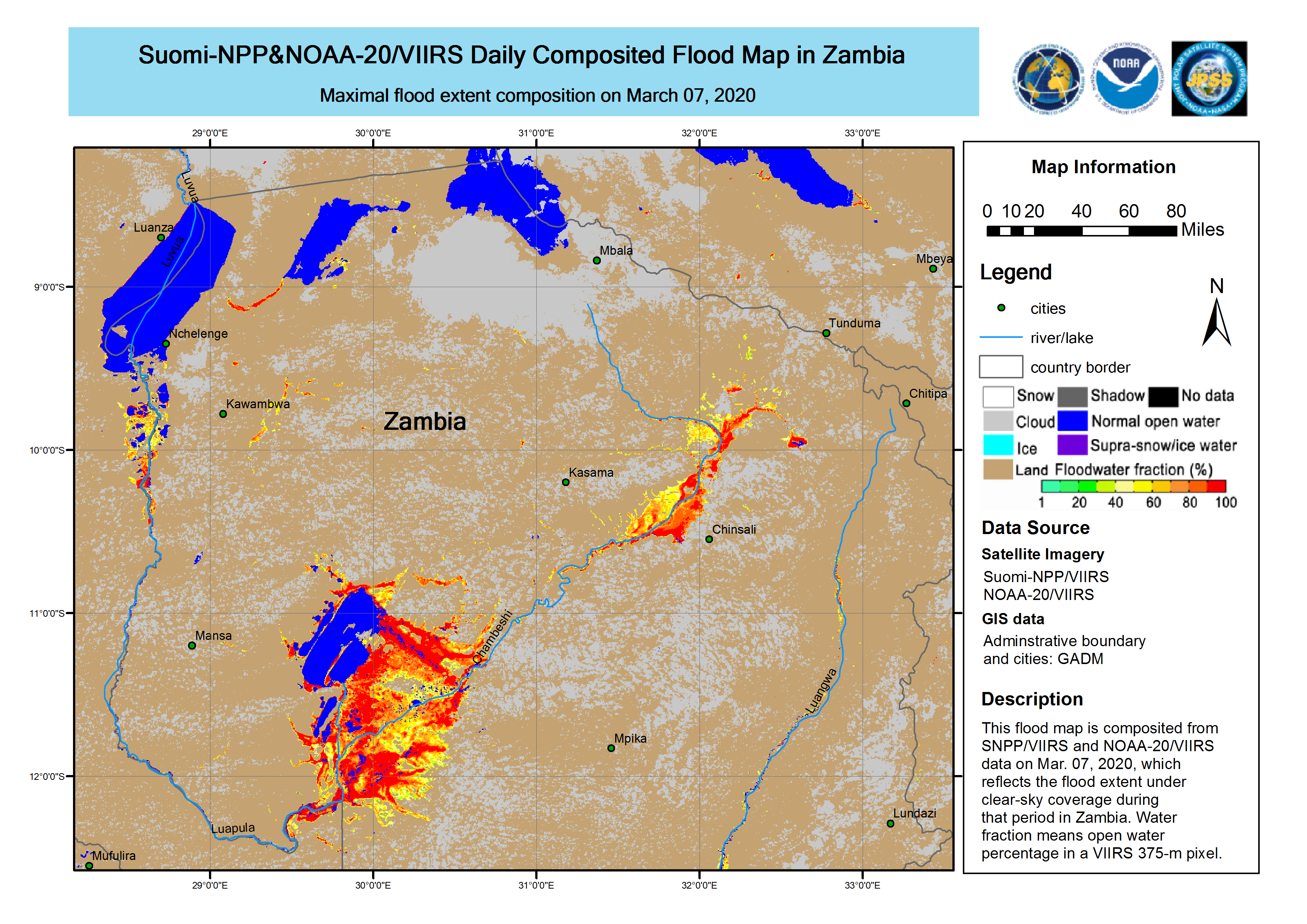 Flood in Zambia - Activations - International Disasters Charter